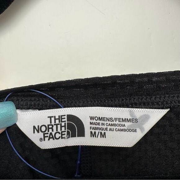 The North Face Black Mesh Workout T Shirt Size M Short Sleeve Sweatshirt - Picture 10 of 13